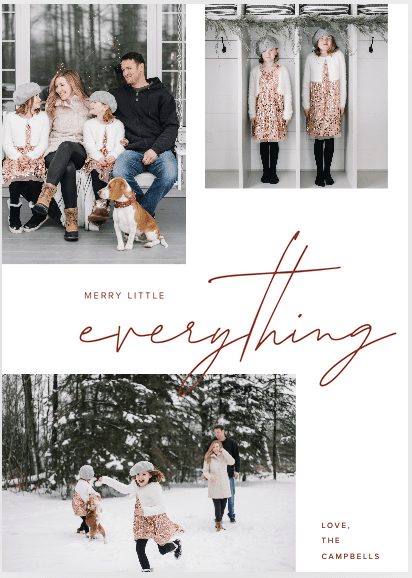 christmas card design