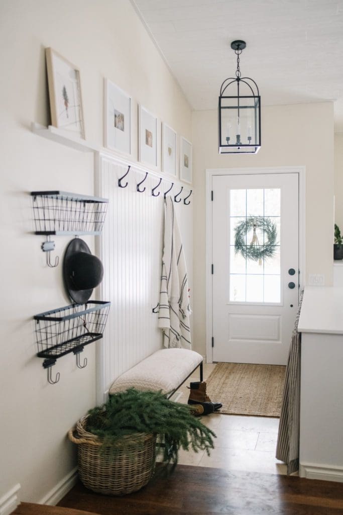 A minimal and modern entryway