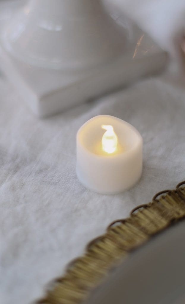 a battery powered tea light